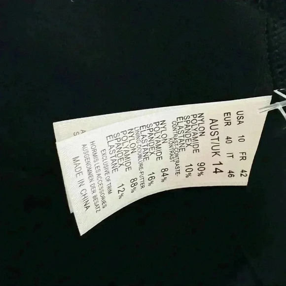 New $149.00 JETS Jessica Allen Swimsuit One Piece Sz 10 - Picture 8 of 8